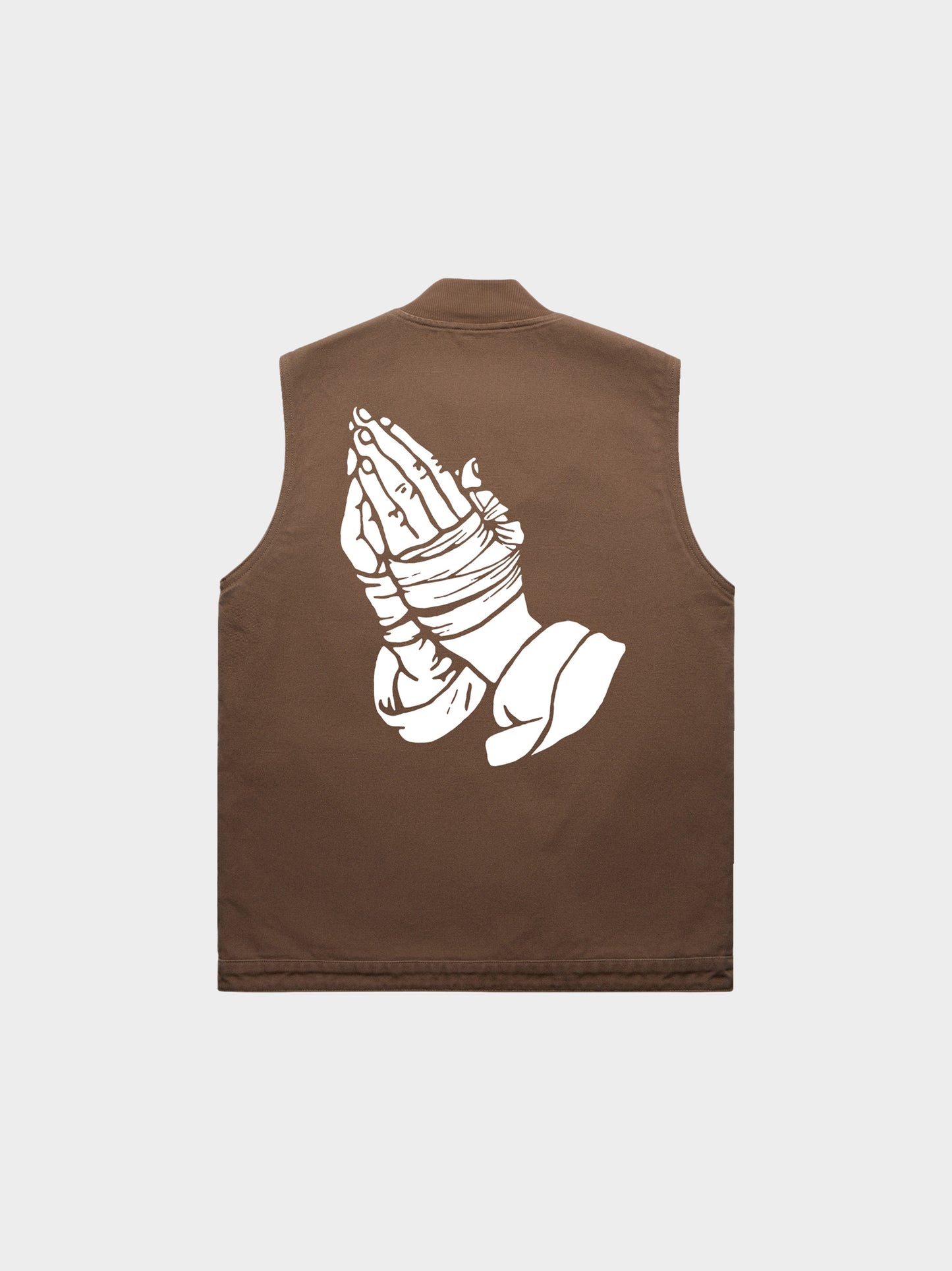 DIOS FAMILIA - CANVAS HEAVY VEST (TAN)