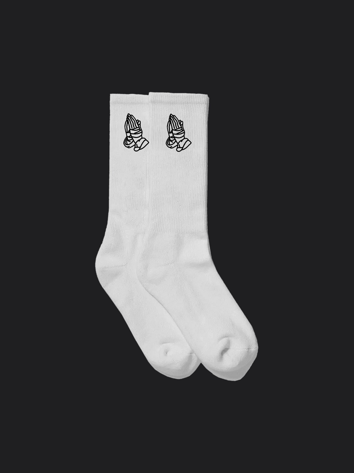 DIOS HANDS - WHT SOCKS (PAIR)