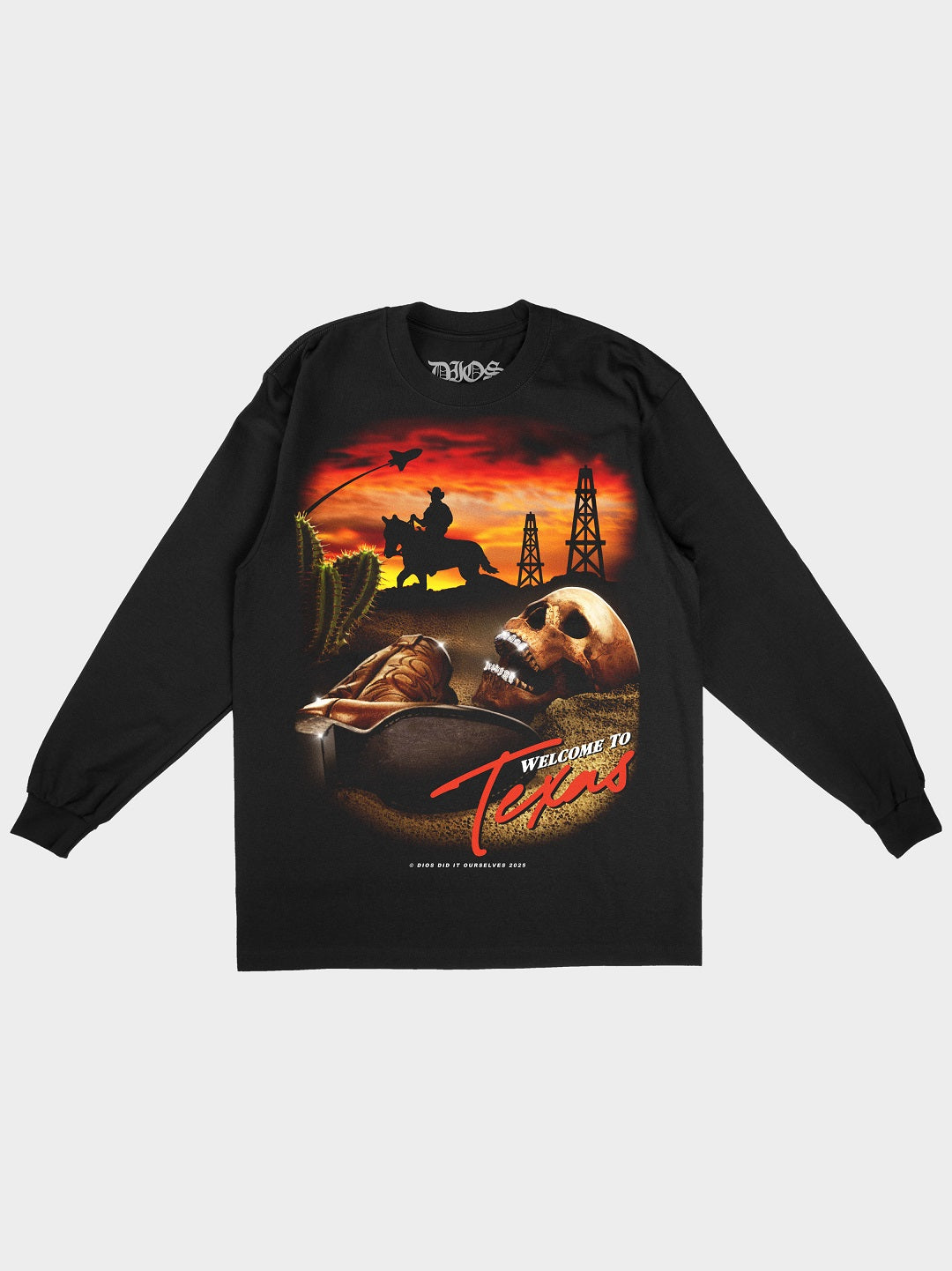 WELCOME TO TX - LONGSLEEVE TEE (BLK) (PRE-ORDER)