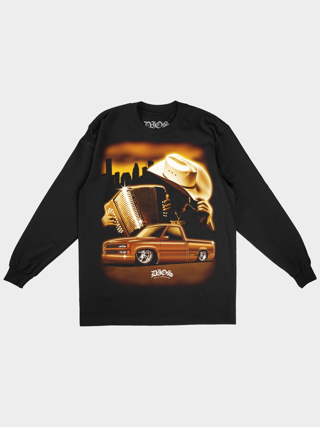 DIOS RODEO - LONGSLEEVE TEE (BLK) (PRE-ORDER)