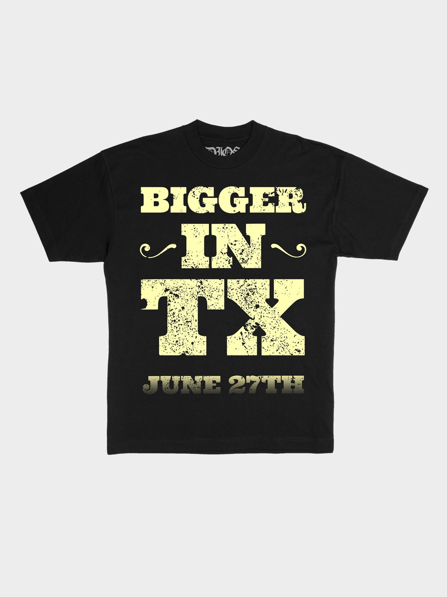 STREET TEAM - BIGGER IN TX BLK TEE