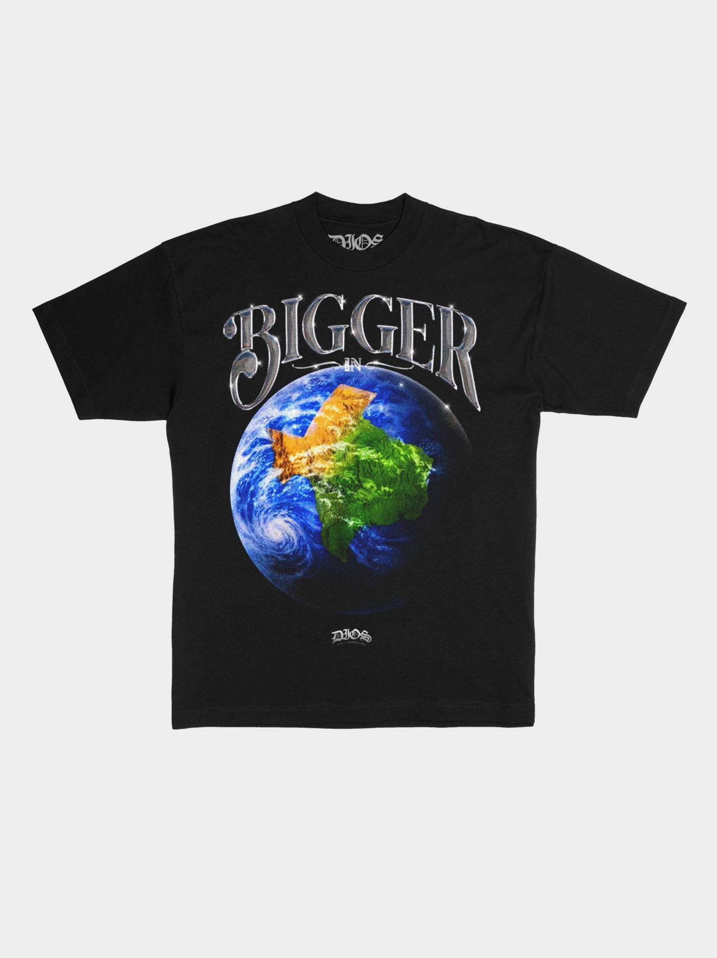 TX GLOBE - BIGGER IN TX BLK TEE