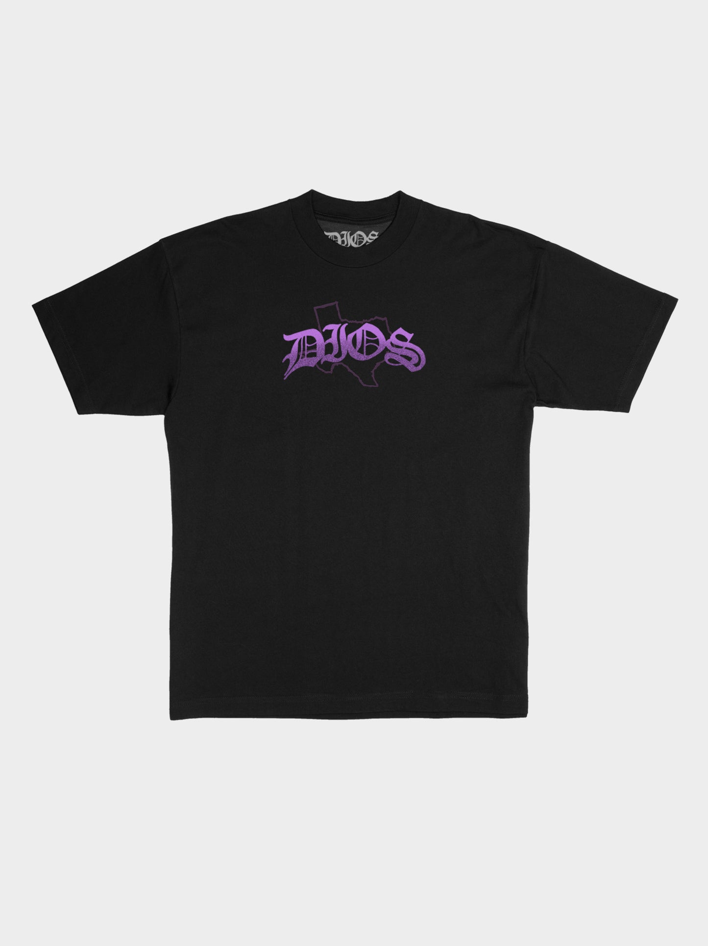DIOS PURP TX - BLK TEE