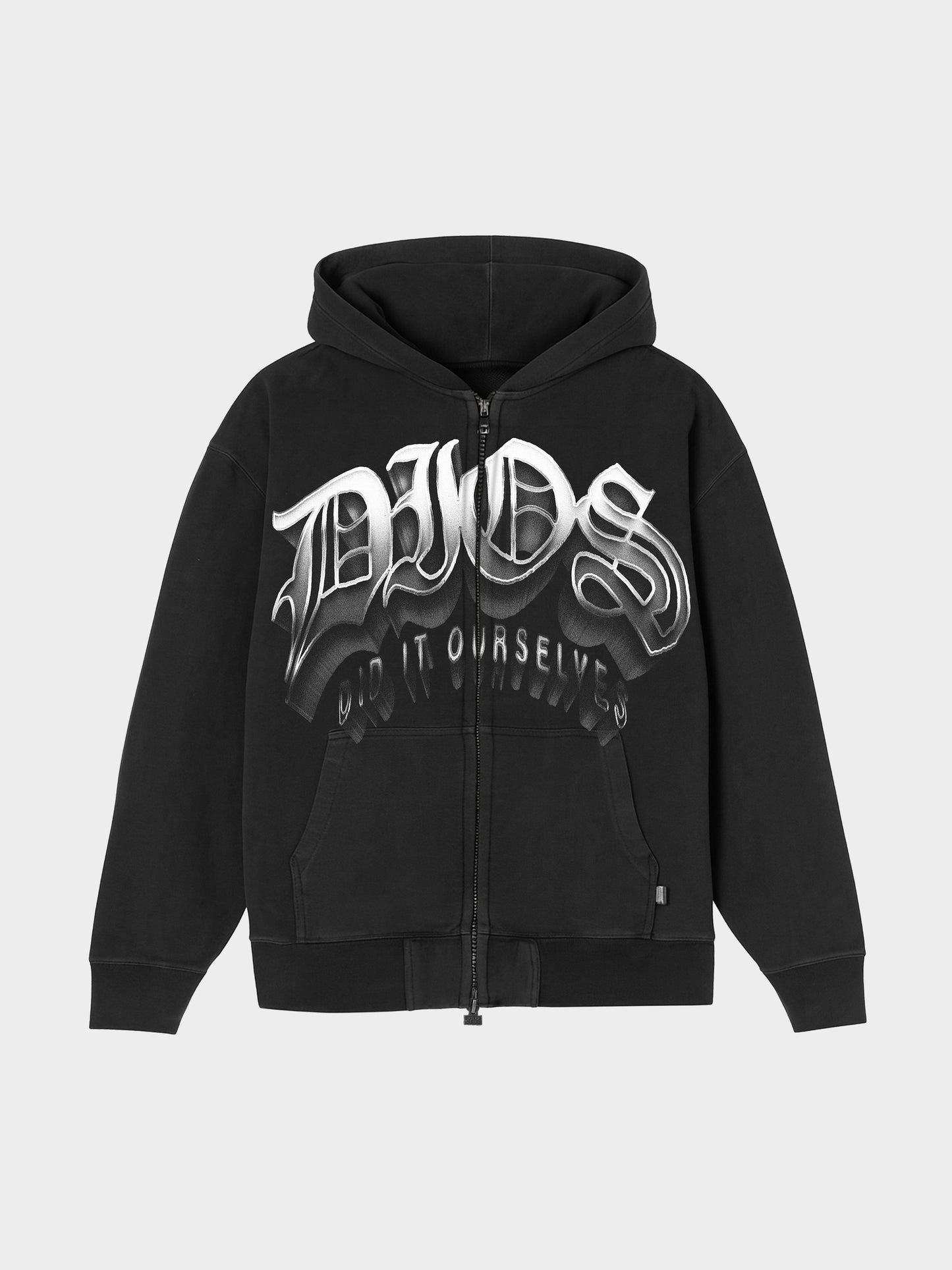 DIOS x PROCLUB - VTG ZIP HOODIE (BLK)