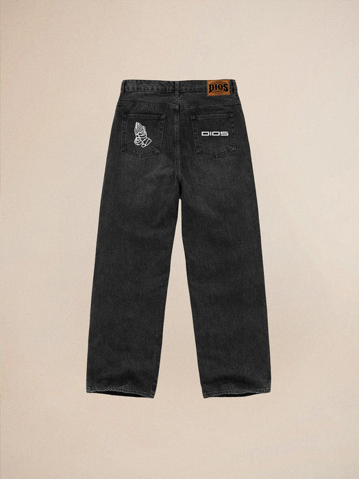 DIOS SPORT - BAGGY JEANS (BLK)