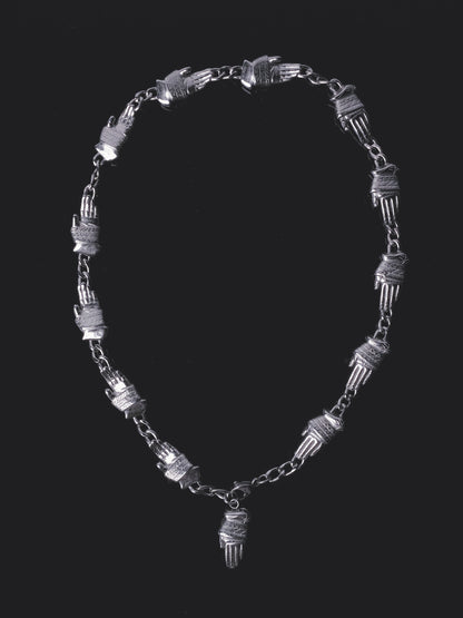 FAMILIA HANDS - NECKLACE (STER. SILV)