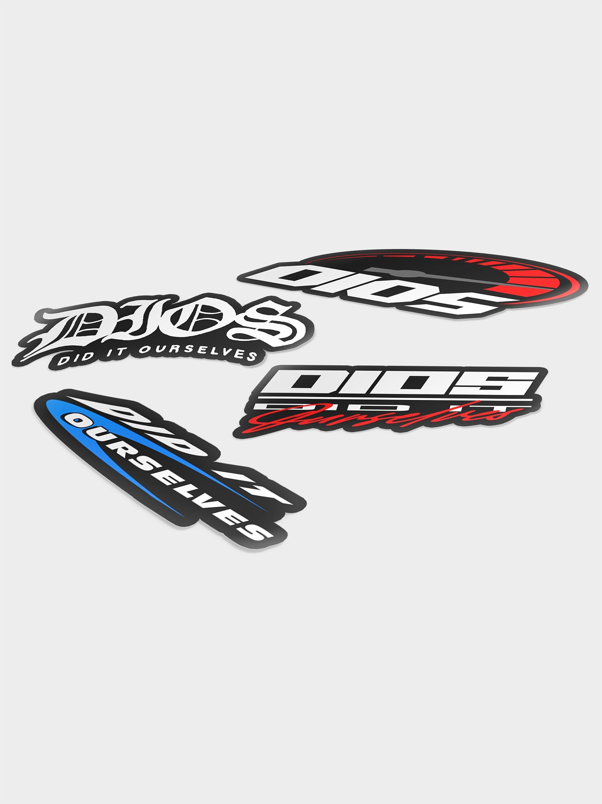 DIOS SHOP STICKERS - 4 PACK
