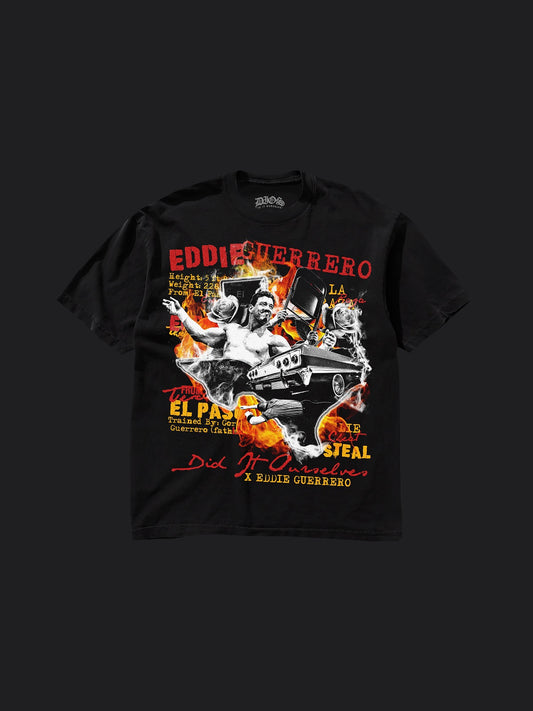 DIOS X EDDIE GUERRERO - TEXAS TEE (BLK)