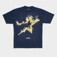 CLASSIC GOLD STAR - NVY TEE